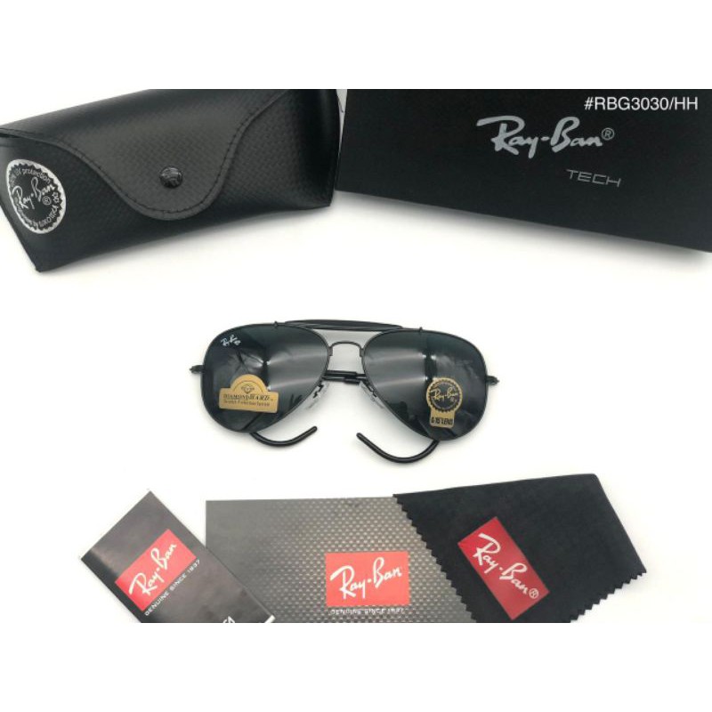 Terbaru KACAMATA R4yb PER 3030 GADING Aviator  Fullset