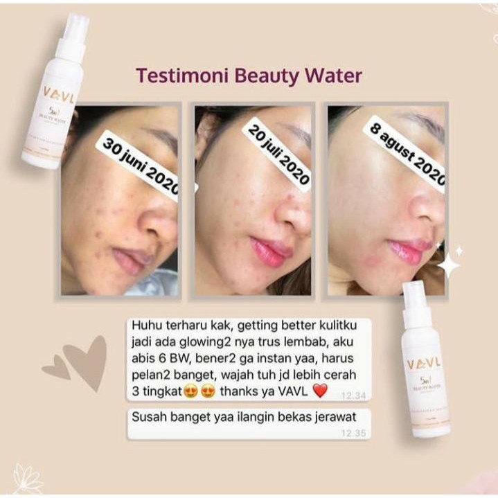 [BPOM] VAVL BEAUTY WATER ORI ZAMZAM SAFFRON SPRAY [Beauty Water Base | Beauty Water Strong]