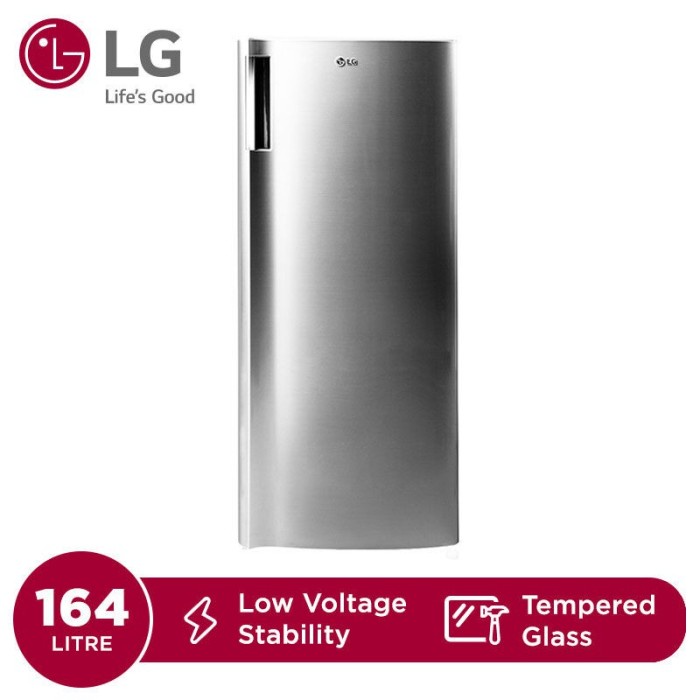 LG Lemari Es 1 Pintu GN-INV201DL / GNINV201DL Smart Inverter Compressor 169 Liter 50 Watt