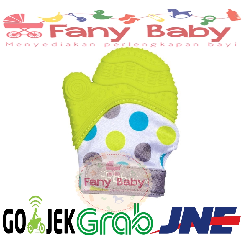 BBLUV GLUV TEETHING MITTEN [ LIME ]