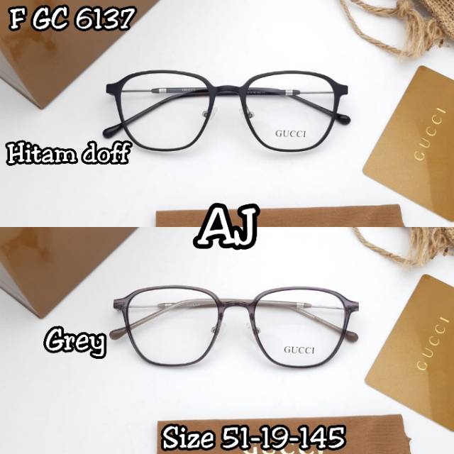 FRAME KACAMATA KOREA OUVAL TRENDY | PAKET FRAME + LENSA PHOTOCROMIC | UNISEX Termurah