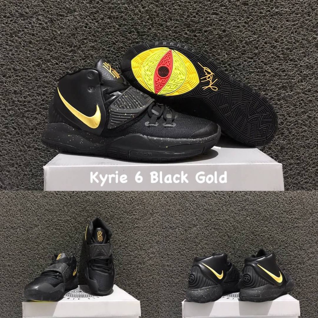 SEPATU BASKET NIKE KYRIE 6 BLACK GOLD REPLIKA BOX ORIGINAL