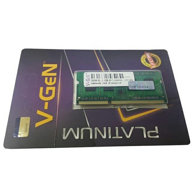 DDR3 2GB PC-10600 V-GeN SODIM PLATINUM