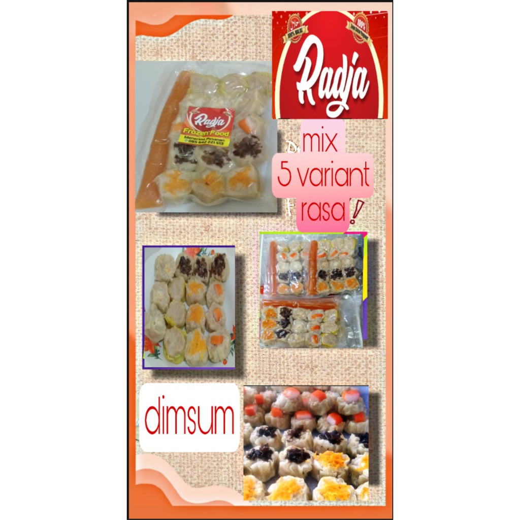 

Dimsum Frozen / Dismsum Daging Asli / Dimsum Murah Enak