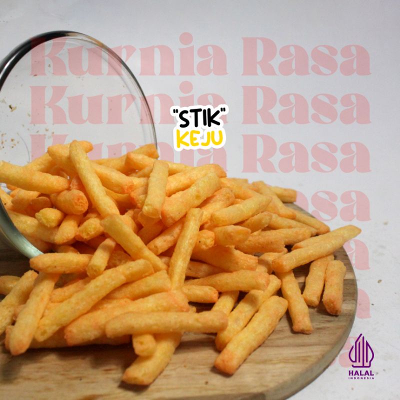 

stik keju produk tes / kentang stik keju 250 gr/ stik balado tes