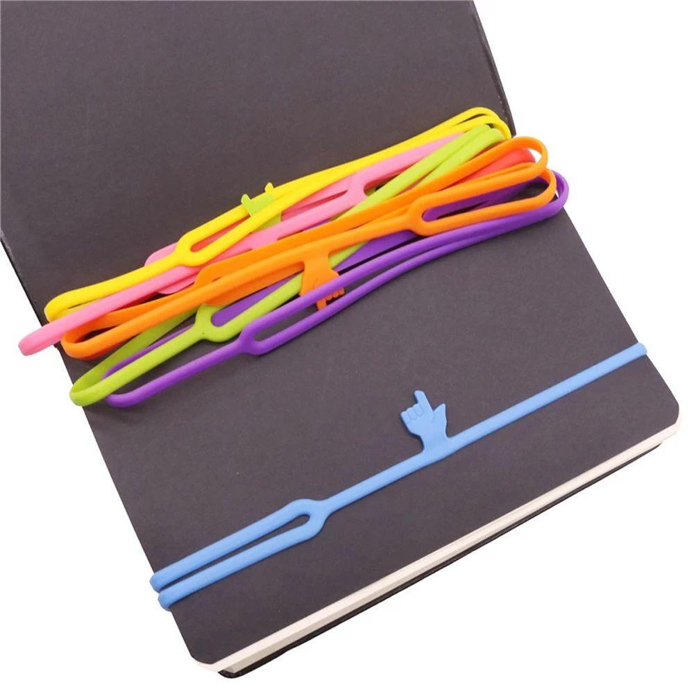 Lanfy Finger Pointing Bookmark Kreatif Perlengkapan Membaca Klip Halaman Pasokan Sekolah Siswa Buku Holder Jari Silikon Bookmark