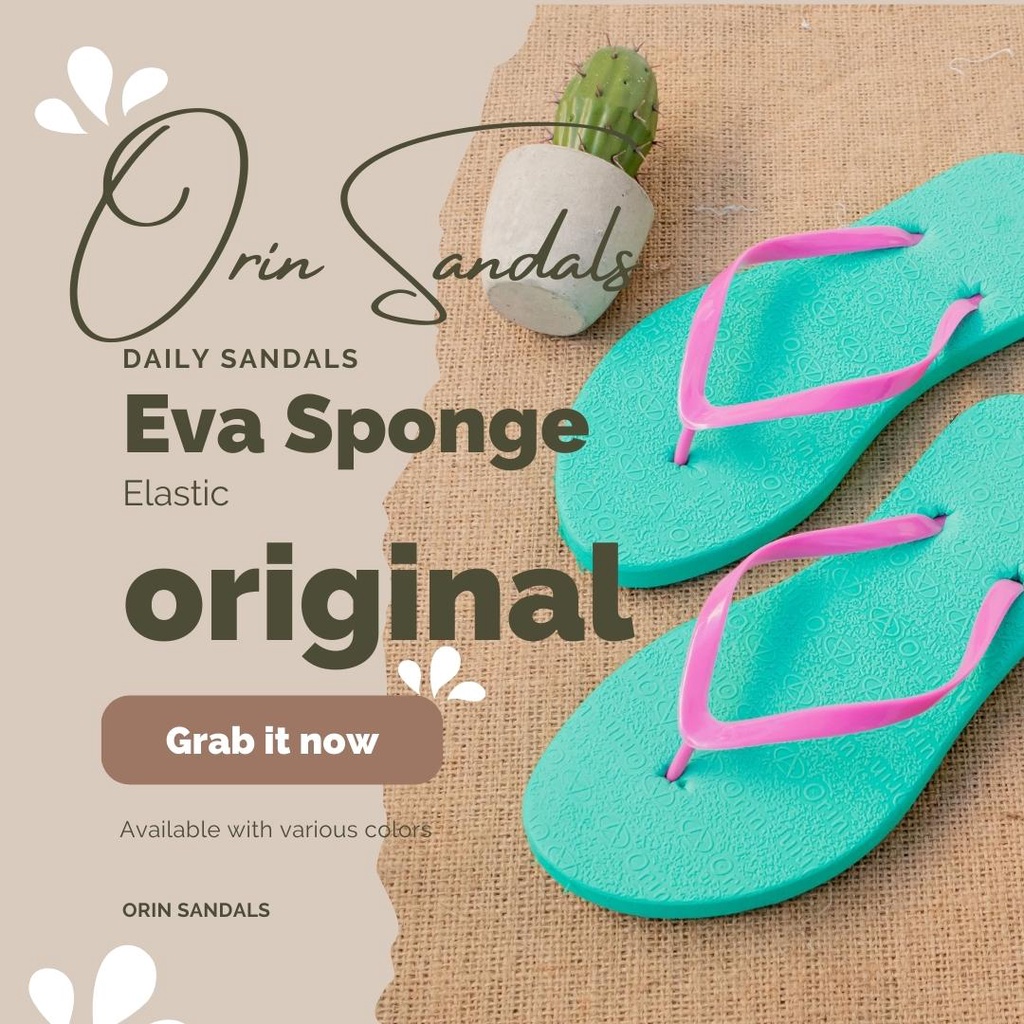 LILI Flip Flops Sandals | Sandal Jepit Wanita by ORIN