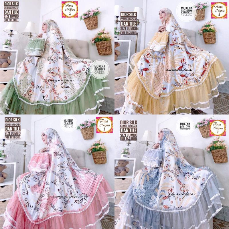 mukena Dealova // mukena terbaru