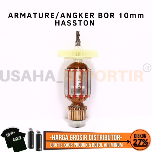 Armature Angker Bor 10mm & 13mm Hasston Original Angker Bor 10mm&13mm Armature Bor  Armature Bor Lis