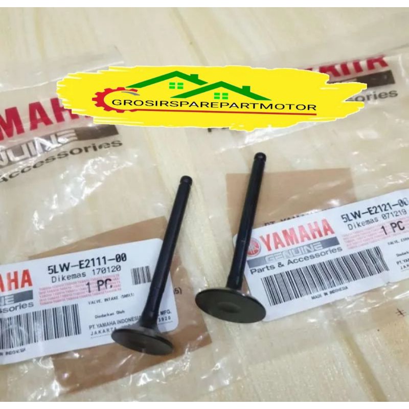 klep set valve mio lama YAMAHA 5LW E2121 00 / 5LW E2111 00