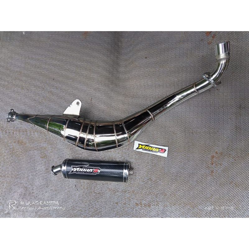Knalpot Standar Racing Fizr Force1 Fiz r F1zr Tipe kolong BM Power Oval Suara Garing Murah