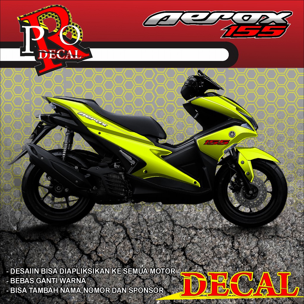 Decal Aerox Polos Decal Aerox Terlaris Decal Aerox Shopee Indonesia