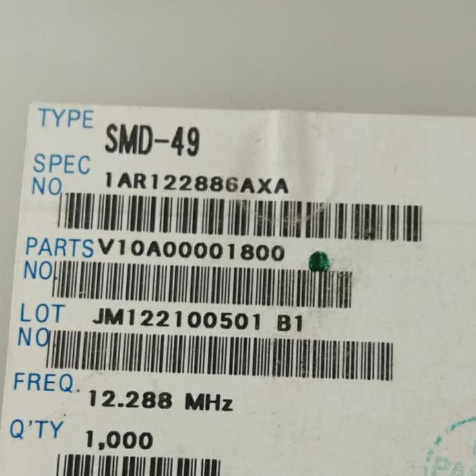 crystal 12.288mhz 12.288mhz smd mttban99 Diminati Banget