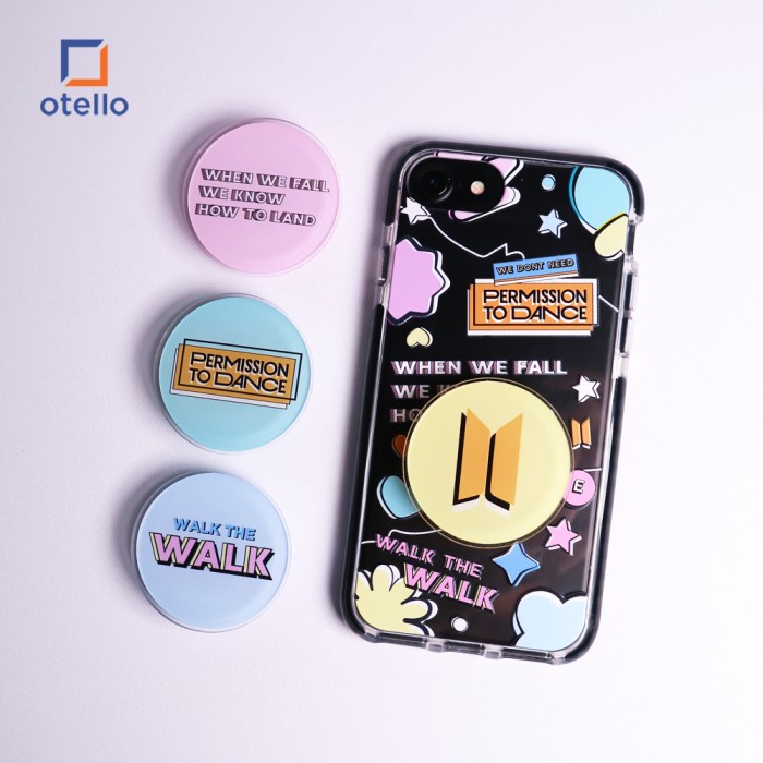 Case HP Popsocket BTS Permission to Dance Phone Case Army Kpop Bangtan