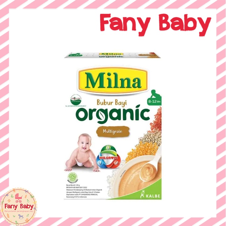 MILNA BUBUR BAYI ORGANIC 6-12BLN 120GR