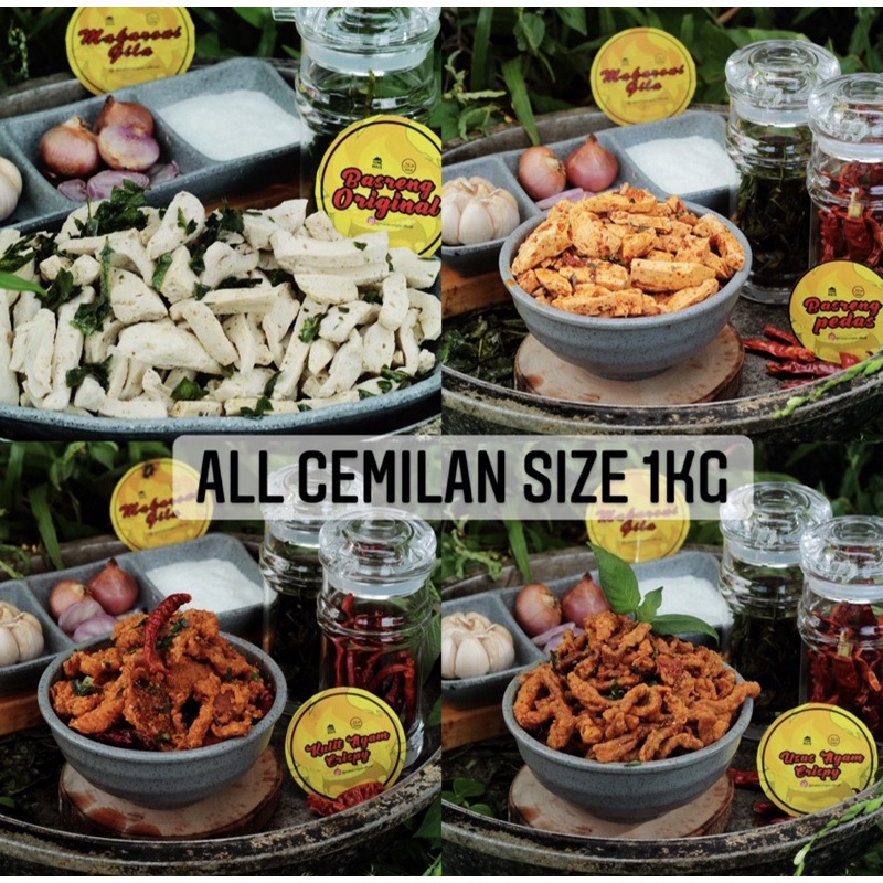 

Cemilan Pedas 1kg (1000gram)