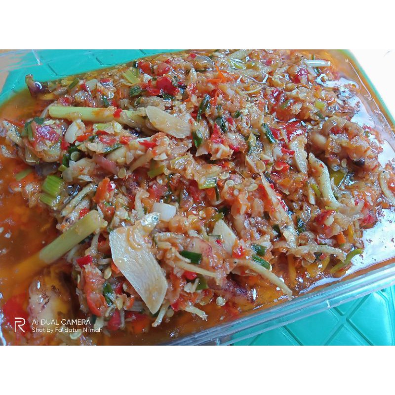 

Sambal Bawang (Ati jeroan & Cumi mix teri)