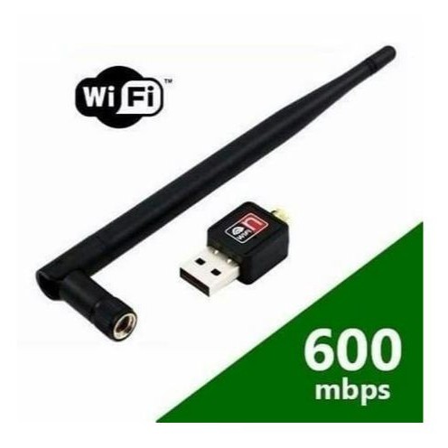 USB WIFI 2.0 WIRELESS 802.IIN UP TO 600MBPS 802.IIN, USB WIFI UP TO 600MPPS UP.TO 6O0MBPS ANTENA PANJANG