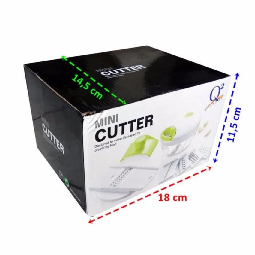 Q2 Mini Cutter Full Set Alat Pencacah Serbaguna Buah Dan Sayur