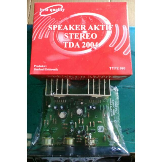 Kit Power Speaker Aktif TDA2004 Stereo