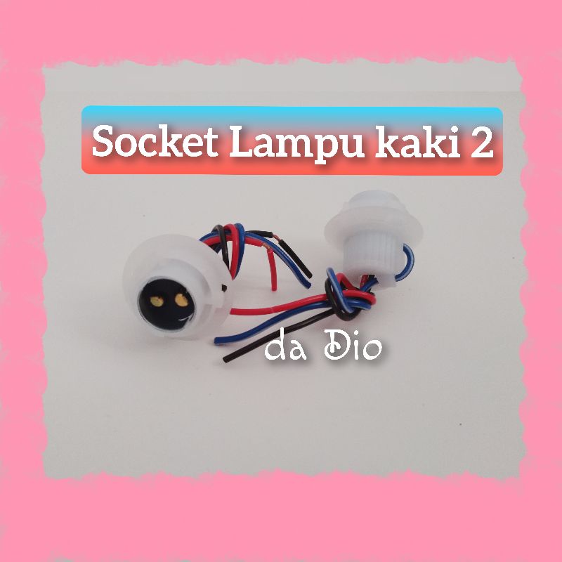 FITING/SOCKET/SOKET LAMPU REM/LAMPU STOP KAKI 2 MOTOR MOBIL