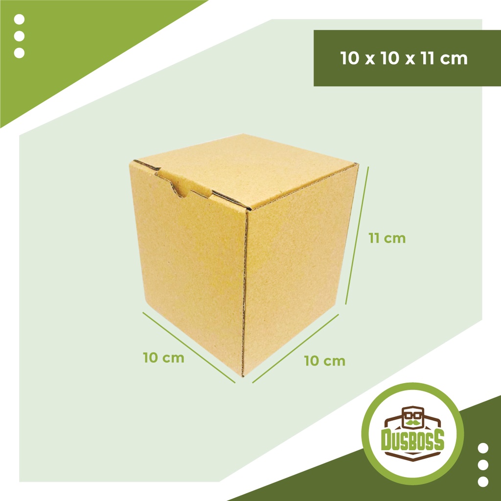 

Kardus karton uk. 10 x 10 x 11 cm....Die Cut kotak aksesoris-dll model box pizza