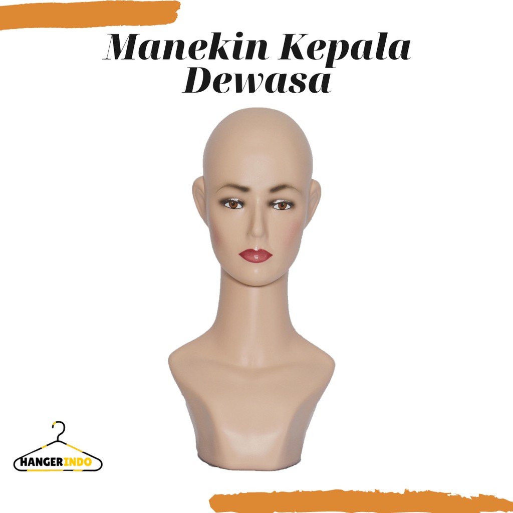 Manekin Kepala Dewasa | Manekin Hijab | Patung Display Wig