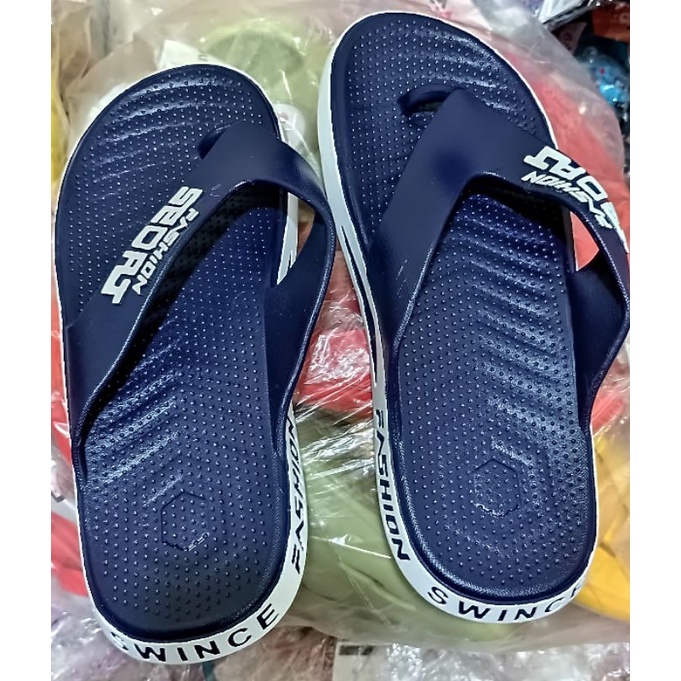 Sandal fashion pria Sendal sport laki model japit Selop import pria