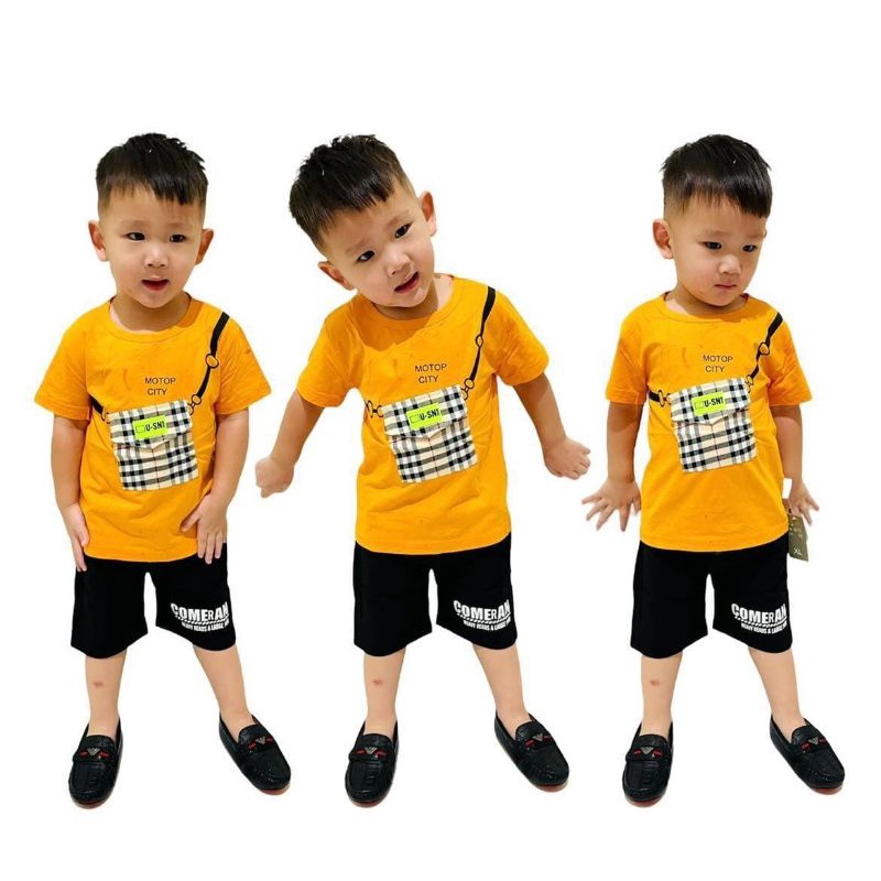 BAJU ANAK/ SETELAN ANAK COWOK IMPORT PREMIUM usia 1-4tahun D879