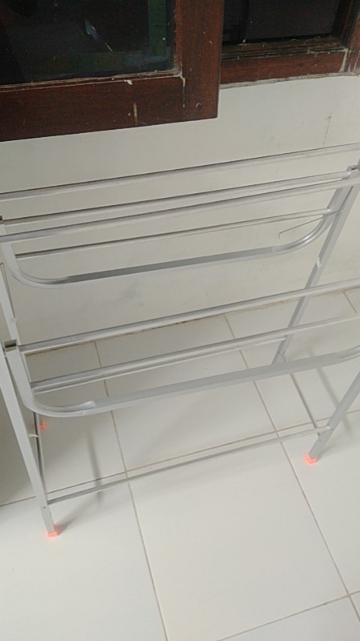 [ Cod ] Jemuran Handuk Aluminium Praktis Ekonomis Murah Surabaya Gantungan Pakaian Ringan Sayap