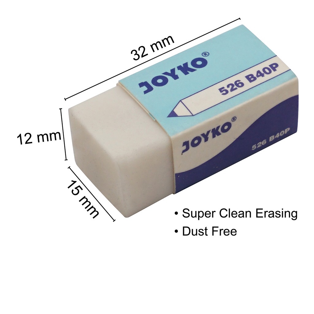 PENGHAPUS JOYKO 526-B40BL DAN ERASER 526-B40P [SWEETSPACE]