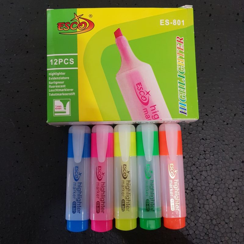 

Stabilo / Highlighter Satu Warna Esco ES-801