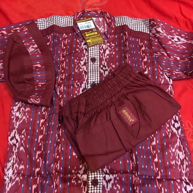 [NEW] Baju muslim/ baju koko anak cowok merk dannis collection size 8