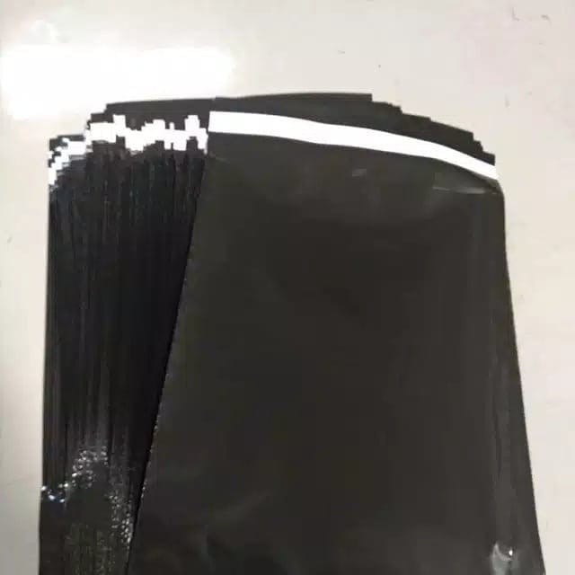 Plastik Polymailer HITAM Packing online shop 100PCS