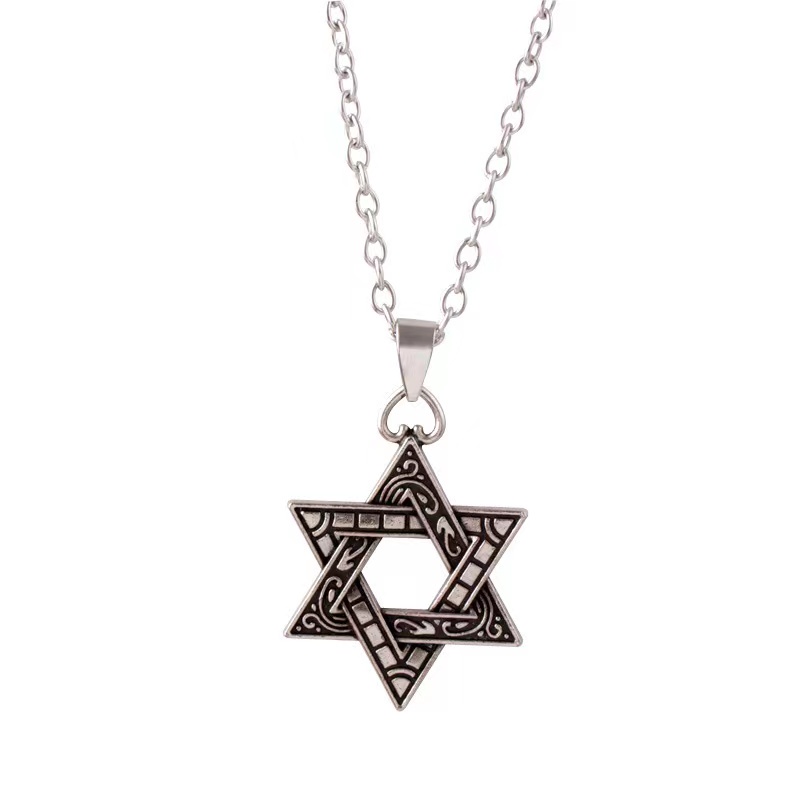 (Hello Girl)X35 Kalung Bintang Hexagram Import