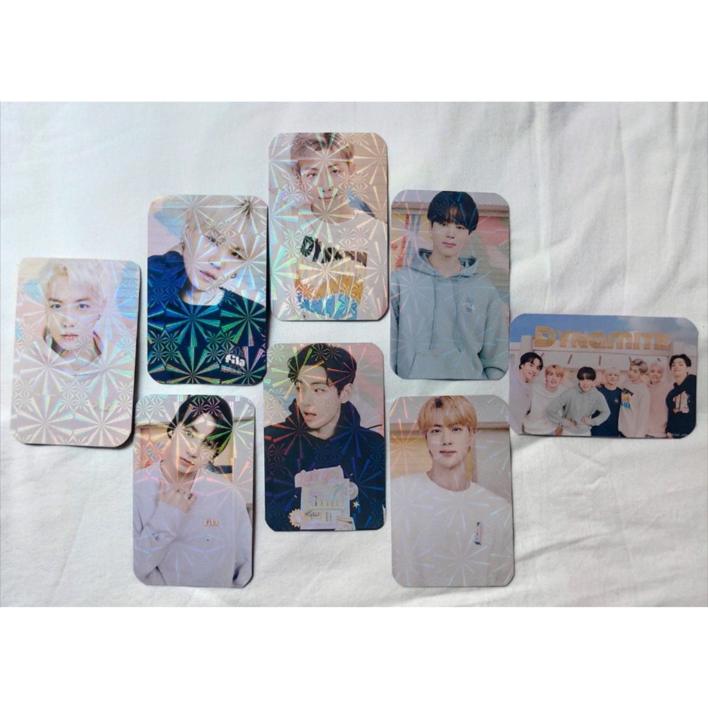 READY STOK ‼️ PHOTOCARD HOLO BTS X FILA DYNAMITE