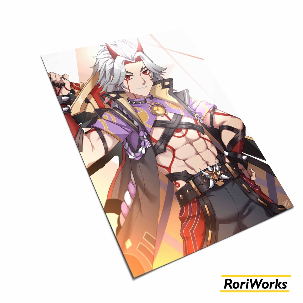 Poster Anime - Itto Arataki Genshin Impact
