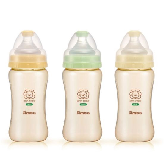 SIMBA PPSU Wide Neck Feeding Bottle Set 2pcs Botol susu Bayi PPSU