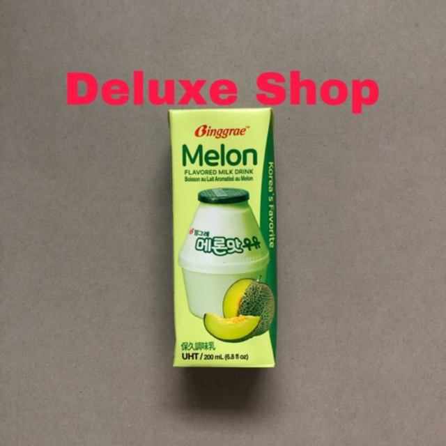 

Binggrae Melon Flavored Milk Drink - Susu melon korea 200ml