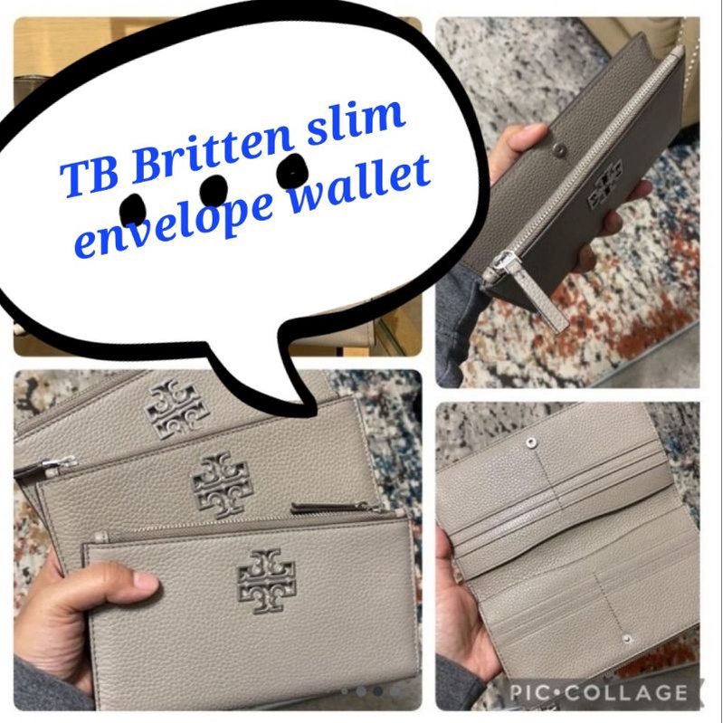 TB Britten slim envelope wallet Preloved