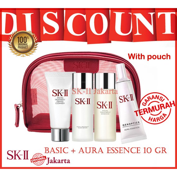 SK-II SK II SK II Paket lengkap basic dengan 2 Cream medium