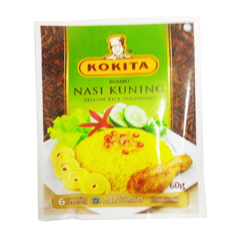 

Kokita Bumbu Nasi Kuning Sachet 60Gr