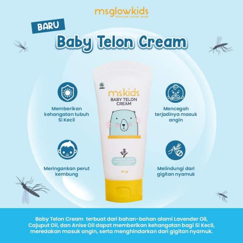 MS GLOW KIDS BABY TELON CREAM /MS KIDS / MS glow