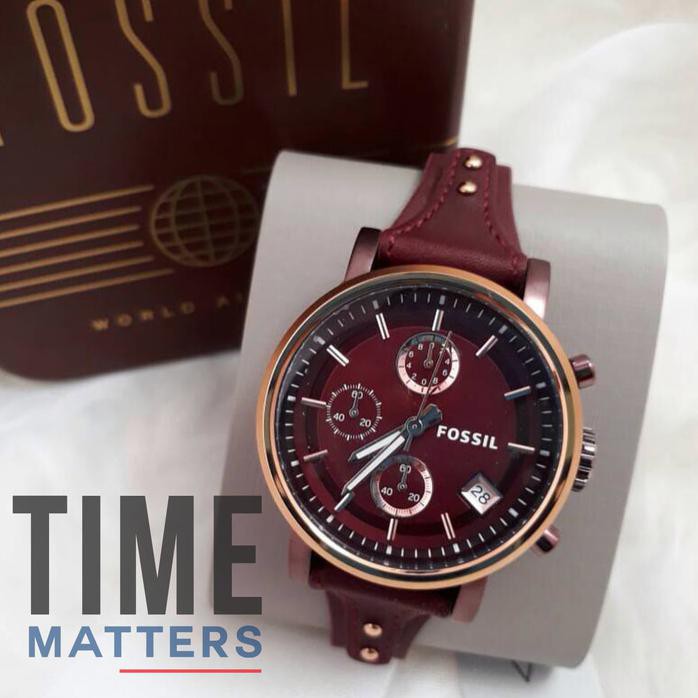 Promo Fossil Es4114| Jam Tangan Wanita | Original | Garansi Resmi