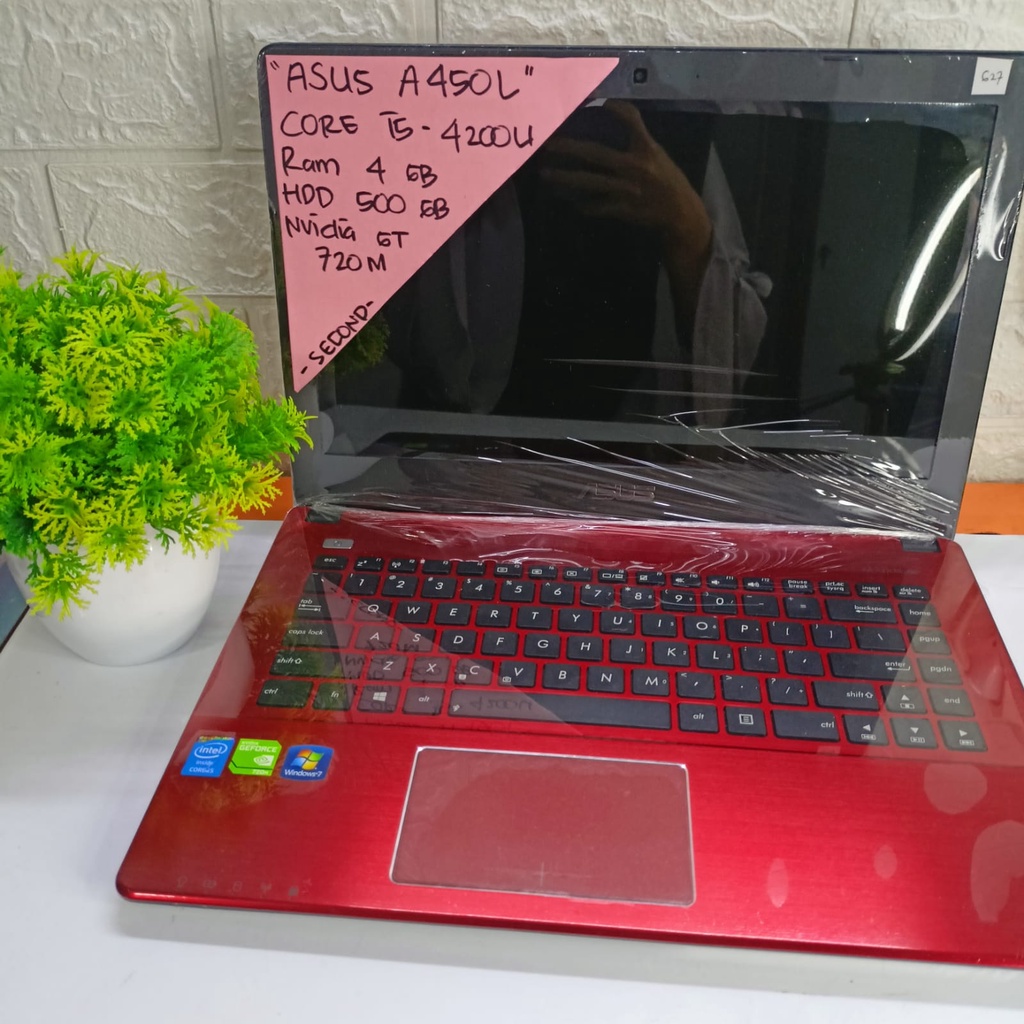 ASUS A450L CORE I5-4200U RAM 4GB HDD 500GB NVIDIA GT 720M 14 INCH