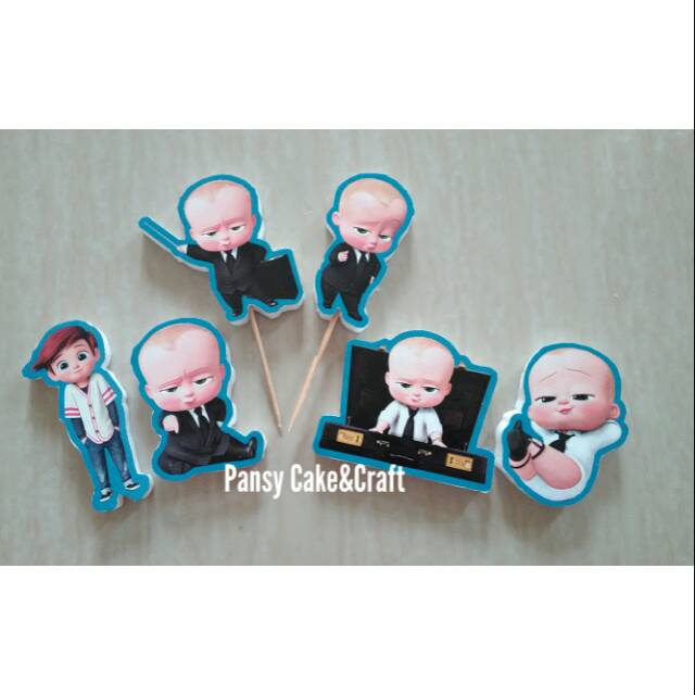 Cupcake topper Boss Baby