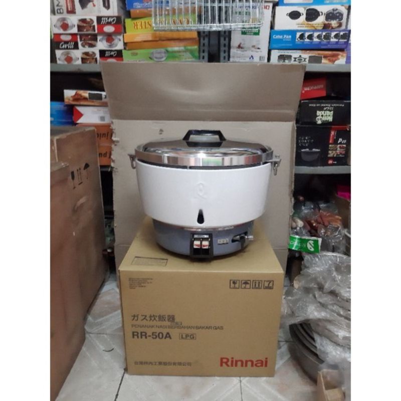 Penanak Nasi Gas Rice Cooker Rinnai RR 50A 10 Liter Murah Garansi RR50A