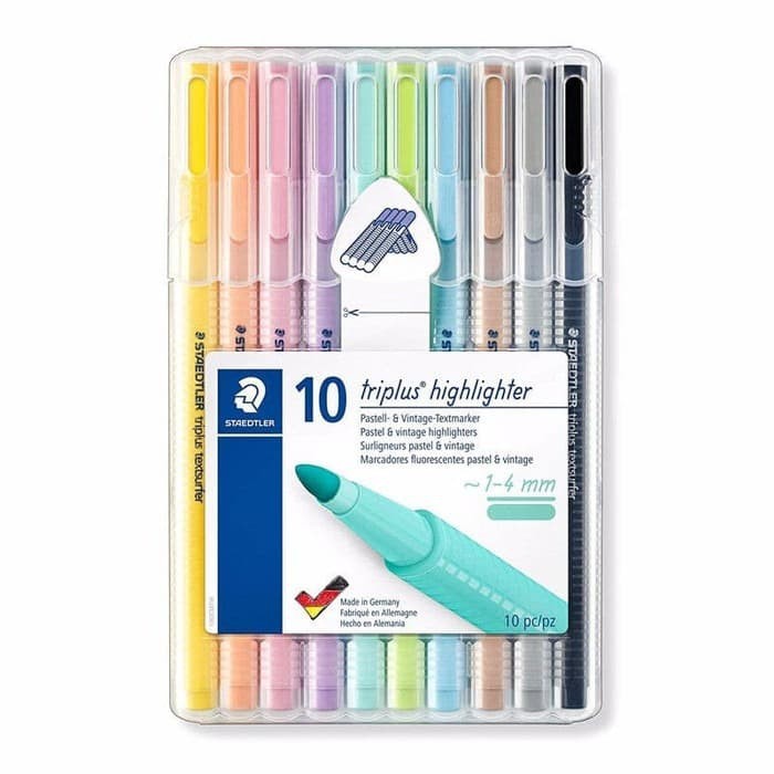 

Asaba Bandung - Staedtler Triplus Text Surfer 362 Soft Colour Pastel 10PCS