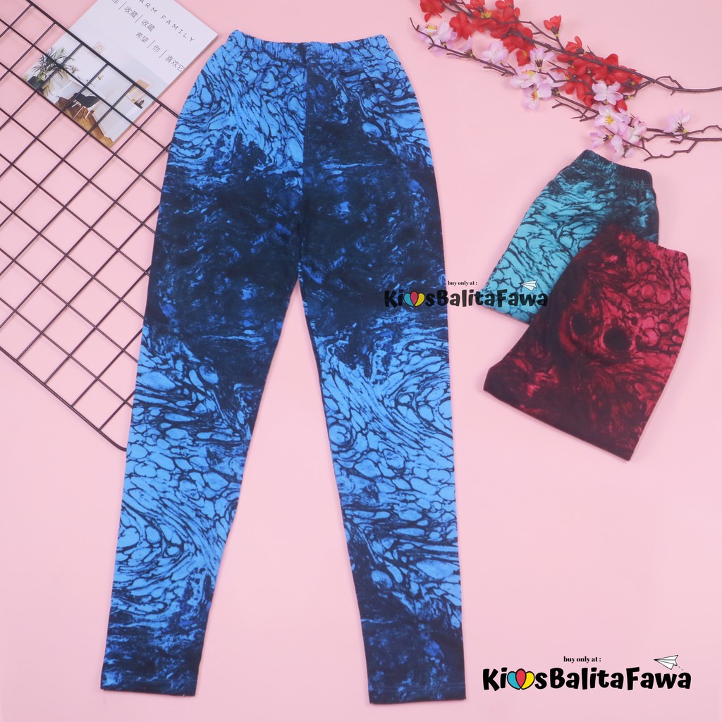 Legging Calvina uk 8-12 tahun / Celana Ketat Anak Perempuan Leging Panjang Bahan Kaos Spandek Nyaman