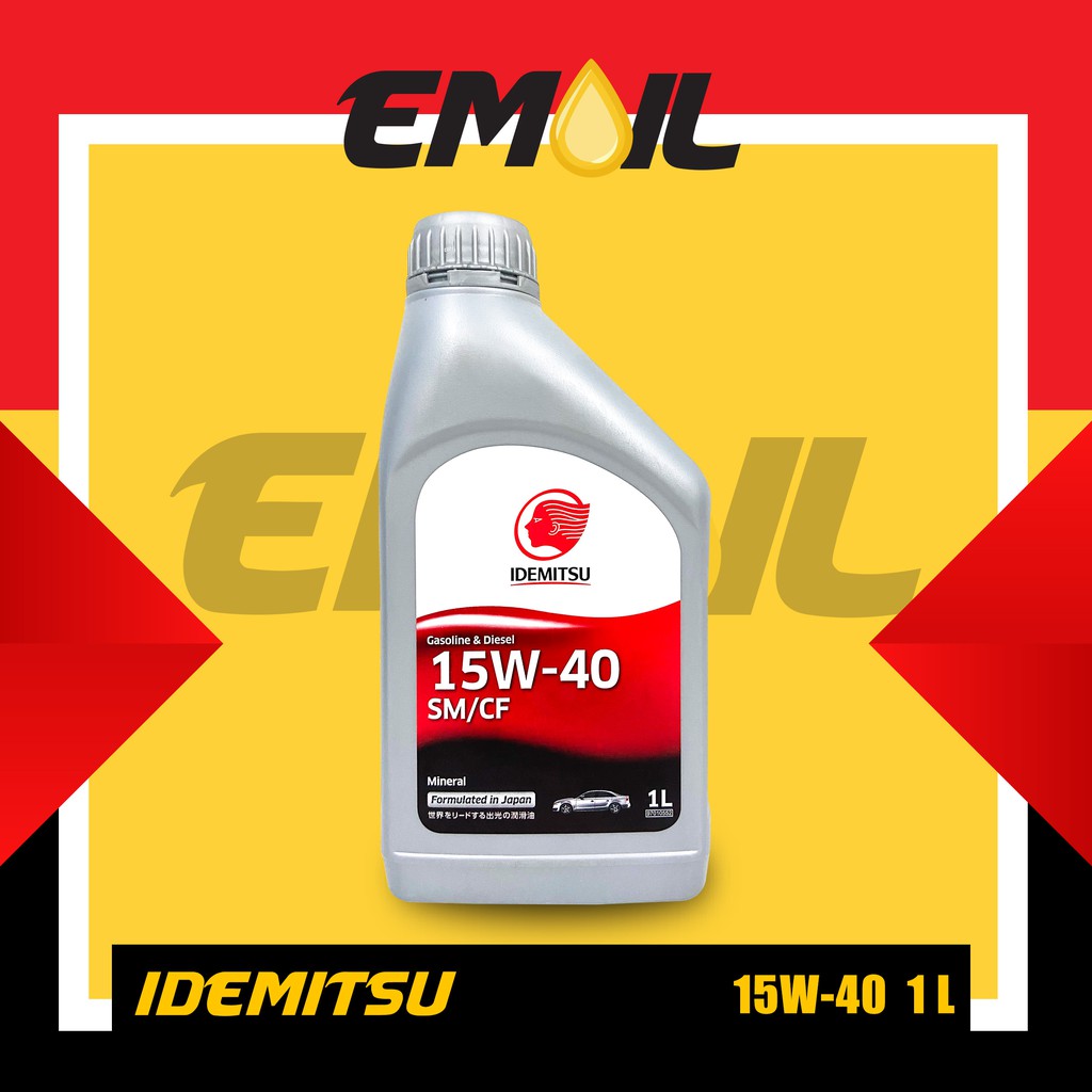 OLI IDEMITSU SAE 15W-40 GASOLINE &amp; DIESEL SM/CF ISI 1 LITER